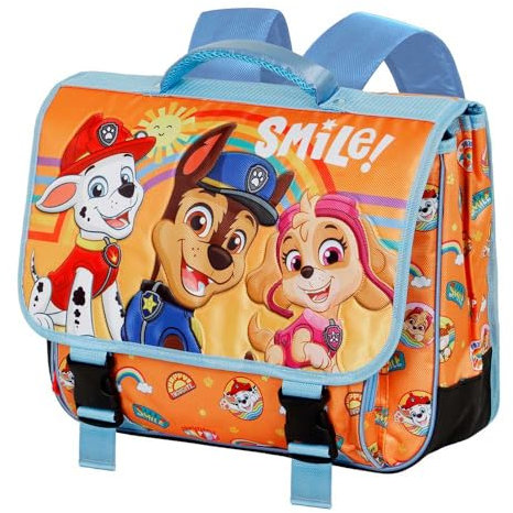 Paw Patrol Paweome-Cartable Rucksack 2.0, Orange, 38 x 30 cm, Kapazität 13,5 L