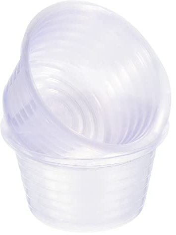 M METERXITY 10pz Fioriera Piattini - Plastica Rotondo Vaso Fiori Gocciolare Vassoi Applicabile a Esterno/Giardino (6 Pollici, Trasparente)