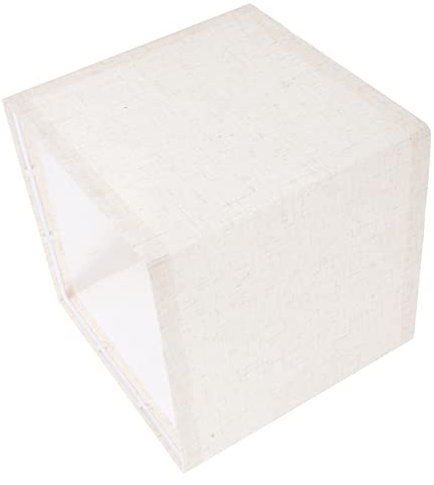 Lampenschirm Aus Stoff Lampenschirm Quadratischer Lampenschirm Tischlampenschirme Beige Schlichter Stoffgehäusebezug Tischlampenschirm