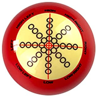 PolyMath Billiard Cue Ball, Standard Table Practice Training Ball for America Pool Eight Balls 57.2mm/2.25in Diameter,Billiard Accessories