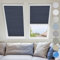 UrMoon Skylight Blinds for Roof Window, Easy Install Honeycomb Shades Cellular Blinds for Inclined Skylight Sun Room Windows (Blackout - Dark Blue)