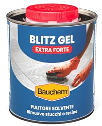 Bauchem Blitz Gel Solvodetergente per Rimozione di Colla, Adesivi e Resine 750 ml