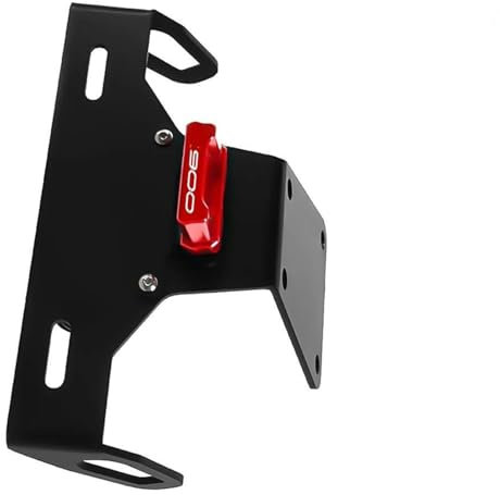 GQUIKGW License Plate Holder For KAWASAKI Z900SE Z900 SE 2017-2023 2022 2021 2020 2019 2018 License Holder Motorcycle Fender Eliminator Tail Number Plate Bracket(Black- Silver)