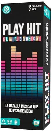 Play Hit - Juegos de Mesa Adultos Divertido y dinámico - Música en español - Diversión con Amigos y Familia - Regalo Original para Hombres y Mujeres (El Viaje Musical)