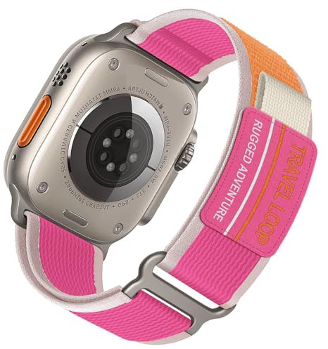 Trail Loop for Apple Watch Ultra 3/2 Strap 49mm 46mm 44mm 45mm 42mm 41mm 40mm 38mm iWatch Straps for Men/Women,Nylon Sport Strap for Apple Watch Series 11 Straps 10 9 8 7 6 5 4 SE/2 3