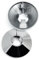 Chrome Pipe Collars - 15mm Radiator Pipe Hole Collars, Pack of 2 Snap On Chrome-Plated Plastic Covers to Hide Pipes, 4.5cm Wide