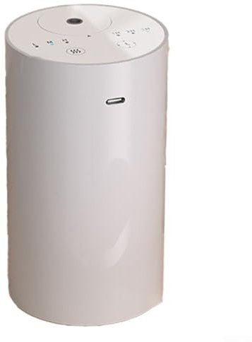 Atomizador de aceite esencial sin agua Difusor portátil con batería 2000mAh para aroma continuo en varios ajustes (blanco)