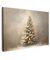 MuchoWow© Weihnachtsdeko Wandbilder Groß 120x80 cm XXL Deko Wohnung Bild Wohnzimmer Weihnachtsgeschenke Fotoleinwand Wand Bilder Leinwand Wall Decor Geschenk Weihnachten - Weihnachtsbaum - Schnee - Be