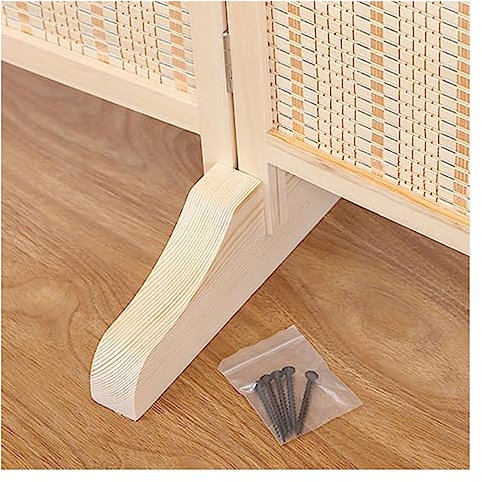 Paravent de séparation de pièce pliable en bois, 3/4/5/6/8 panneaux, clôture murale séparée pour bureau/hôtel/studio, séparation d'intimité autoportante, avec base amovible, 8 panneaux, hauteur 180 cm