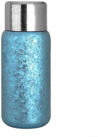 ZAMETTER Taza de titanio puro para agua de titanio de doble capa, taza de gran capacidad, vaso portátil de acero inoxidable para café (azul)