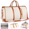 Senchinner Reisetasche Foldybag - Reisetasche Handgepäck,Foldy Bag,Carry on Garment Duffle Bag,Wasserdichter,Sporttasche Reisetasche Damen,Travel Bag,Travluxe Faltbare Reisetasche (Khaki)