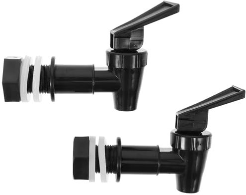 Ersatz Auslauf für Wasserkrug, Tülle mit Druckknopf, 17mm Schwarz