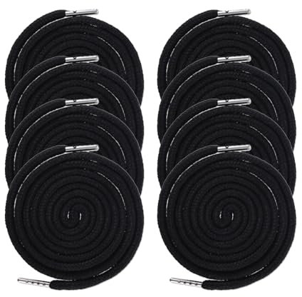 8 Stück für Jogginghose,Baumwolle Kordelzug mit Durchziehnadel,Jogginghose Hosenbund,Schnur,Jogginghose Band Hosenbänder Kordelzug,Kordelenden Metall Ersatz-Saiten für Hoodie Kordelband für Hosen