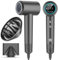 Secador Pelo Profesional con Difusor, 400 Millones de Plasma, Motor Sin Escobillas de 110.000 RPM, 5X Secado Rápido, LED Display Hair Dryer, 57 dB de Ruido Bajo Secador Pelo Ionico para Viaje, Casa