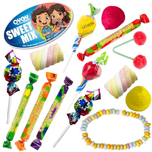 OYOY Schultüten Füllung passend für 22cm Schultüte I Süßigkeiten für Geschwister Schultüte I kleine Schultüte Füllung I Zuckertüte Füllung I 125g