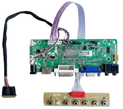 GESXNPBN Controller Driver Board Kompatibel for B156HW01 V0/V1/V2/V3/V4/V5/V6 15.6 HDMI-Kompatibel 1920x1080 LVDS 40 Pin DVI VGA Laptop Matrix Kit(for B156HW01 V.6)
