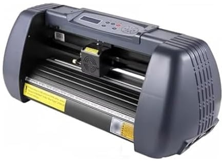 Máquina plotter cortadora de vinilo con controles digitales, corte de calcomanías y prensa de calor para proyectos de tarjetas y tela