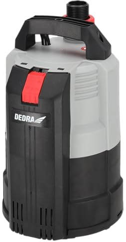 Tauchpumpe für sauberes und schmutziges Wasser DEDRA, Flachsaugpumpe, 350 W, Fördermenge: 4500 l/h, zwei Betriebsmodi, Flachsaugfunktion, Abpumpen bis auf 1 mm Wasserstand