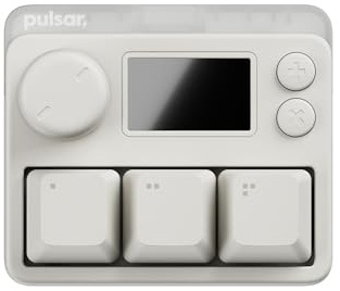 Pulsar Gaming Gears Lab XPAD Clavier Gaming, Mini, Blanc | Compact 3-key keypad with up to 8, 000Hz polling and 0.1ms low latency