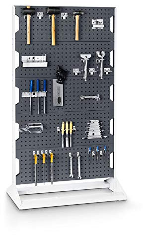BOTT perfo Rack mit 80 Teilen, 10 Pl., 40 Haken, 20 Klem., 20 Halter