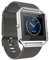 TopTen, Ersatz-Armband für Fitbit-Blaze-Smartwatch, verstellbar, aus weichem Silikon M grau