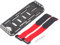 RC Car Battery Plate, Carbon Fiber Battery Mounting Plate with Tie for 1/10 Traxxas Hsp Redcat RC Axial scx10 D90 HPI Battery