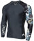 LAFROI Men's Long Sleeve UPF 50+ Baselayer Skins Performance Fit Compression Rash Guard-CLYYB Asym Werewolf Size LG