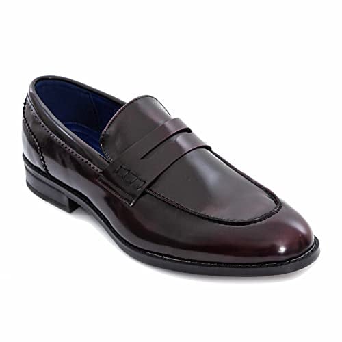 Toocool - Mocassini Uomo Oxford Polacchine Scarpe Uomo Eleganti College Y79 [42,Marrone]