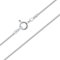 DTPsilver® 925 Sterling Silber Dünne Halskette/Schlangenkette - Federringverschluss - Breite: 1 mm - Länge: 51 cm