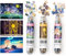 3er Pack Landschaft Mini Puzzles 150 Teile für Erwachsene Kleines Puzzle 6 x 4 Zoll Haus Unterhaltung Spielzeug Wohnkultur Puzzles