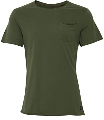 Blend BHNOEL Tee Herren T-Shirt Kurzarm Shirt aus 100% Baumwolle, Größe:3XL, Farbe:Forest Green (77235)