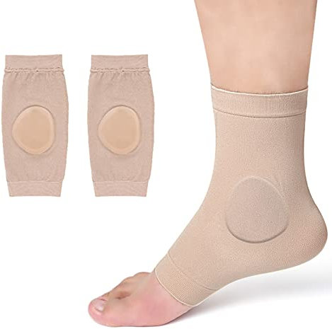 Ankle Malleolar Gel Sleeves, Gepolsterte Skate Socke mit Knöchelknochenpolster, Knöchelschutz & Kissen für Eiskunstlauf, Hockey, Inline, Roller, Ski, Wandern oder Reitstiefel, Skateboard Zubehör
