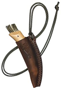 Leather sheath for mushroom knife Opinel is designed to be carried in a pocket, bag on a belt or neck - Y2S