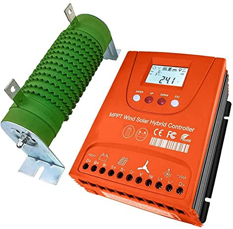 MONDEX 3000W Wind und Solar-Hybrid-Laderegler Wind Solarpanel, 3000W 0~1500W Wind 0~1500W Solar MPPT Wind Hybrid Controller Pionier Version wiederaufladbare Lithium- und Blei-Säure-Gel-Batterie