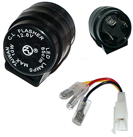 Motorrad LED Halogen Blinker Relais Blinkrelais Blinkgeber lastunabhängig 12V (3 polig (1-10W))