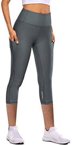 Seven Drying Quick Elastic Point Yoga Pants Tight Women Reflective Pants Yoga Yoga Pants Yoga Pants Yoga Pants Rainbow, grau, 36-41