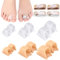 ZOCONE 12 Pack Gel Toe Separators for Overlapping Toes with 4 Hammer Toe Straighteners for Bent Toes, Soft Gel Hammer Toe Corrector for Men and Women Hammer Toe Splint for Support Correcting - 3 SIZE