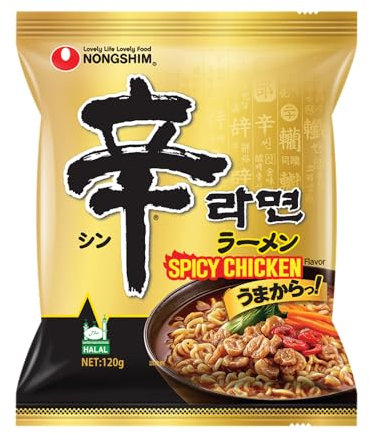Nongshim Spicy Chicken Flavor Shin Ramyun Noodle 120g