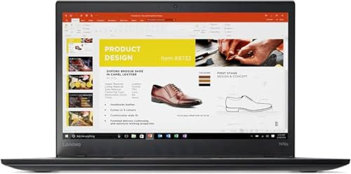 Lenovo Thinkpad T470s Business Ordinateur portable, 14 FHD (1920 x 1080), Intel Dual-Core i7-6600, 20 Go DDR4 RAM, 512 Go SSD, CAM, Windows 10 Pro, clavier espagnol (reconditionné)
