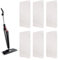 Lot de 6 housses de rechange pour nettoyeur vapeur Vile-da Steam XXL/PLUS XXL - Réutilisables - Lavables - Blanc
