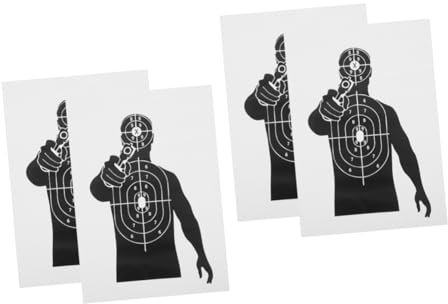 BESPORTBLE 2 Sätze Cephalothorax-Ring-zielpapier Papierziele Splatter-ziele Aufkleber Splatter-Bullseye-ziele Block Zielpapier Für Bogenschießen Stand Schießwerkzeuge 2 Stück * 2
