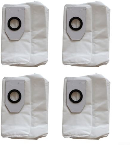 Efficient Cleaning Solution 410 bolsas reutilizables compatibles con aspiradoras robóticas de Midea (paquete de 4)
