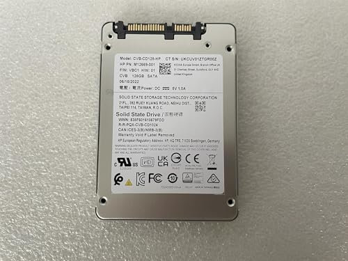 Pour HP Kioxia 652181-002 CVB-CD128-HP M12669-001 Disque SSD 2,5 SATA 128 Go M12669-001 remplace 120 Go