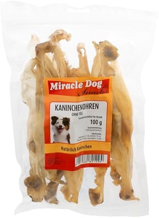 Miracle Dog Kaninchenohren ohne Fell 20 x100g
