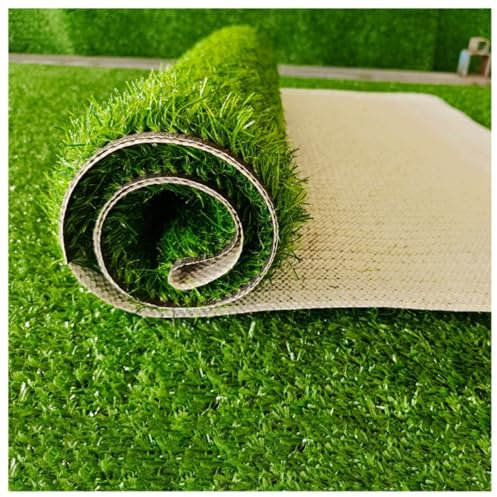 Gazon Synthétique Exterieur, 30 Mm - Gazon Artificiel Haute Densité,Tapis D'entraînement En Gazon Synthétique,Décoration Pour Intérieur Et Extérieur, Pour J(Size:50 x 100 cm,Color:Height: 30mm/1.18in)