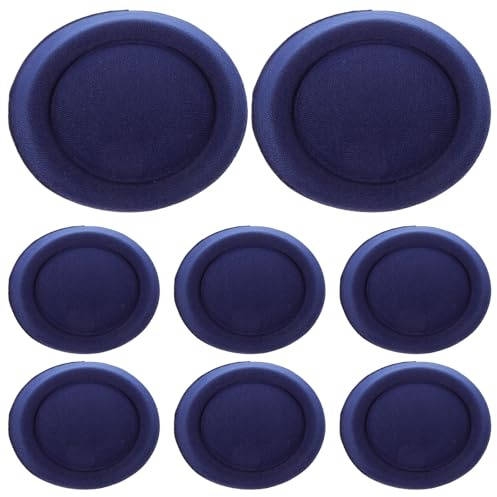Anneome Stewardessen Fascinator Basishut 8 Stück aus Eva Stoff Kleine Pillbox Hüte für Selbstgemacht Haaraccessoires und Haarschmuck Dunkelblau