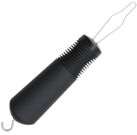 Button Hook & Zipper Pull Helper Tool One-Hand Dressing Aid | Easy Button Fastening, Zipper Pull Assist, One-Hand Operation, Comfortable Grip, Durable Construction, for Shirts & Dresses