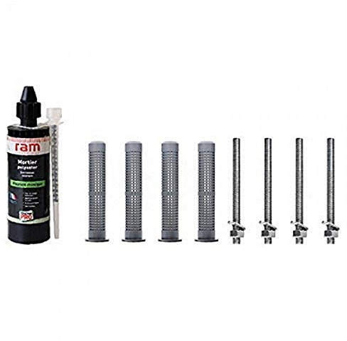 Ram - Kit Scellement Chimique, 170 ml, Tamis 15mm x 130mm