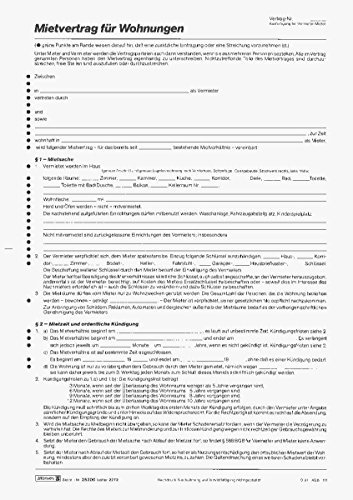 Brunnen Mietvertrag Wohnungen, A4, 6 Seiten (2 Verträge)
