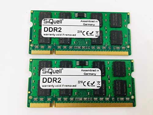 8GB Kit (2x4GB) RAM Arbeitsspeicher kompatibel mit Toshiba Satellite Pro L300D (PC2-6400S)
